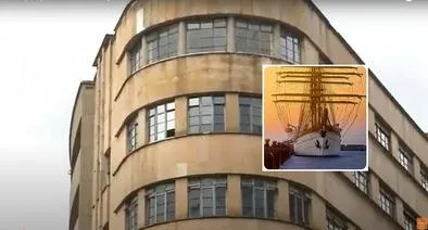Foto de edificio La Naviera, en nota de dónde está el edificio en forma de barco en Medellín, con dinero de expresidente