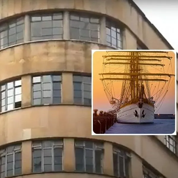 Foto de edificio La Naviera, en nota de dónde está el edificio en forma de barco en Medellín, con dinero de expresidente