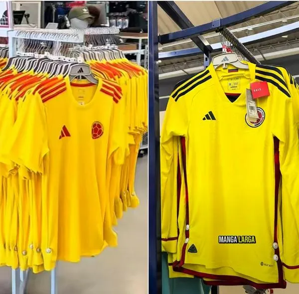 Camisetas de la Selección Colombia: cuánto valen en un 'outlet' de Adidas
