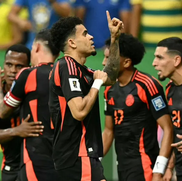El guajiro Luis Díaz puso a festejar a la Selección Colombia hoy, en el partido contra Brasil, por las Eliminatorias Sudamericanas. Empató el compromiso.