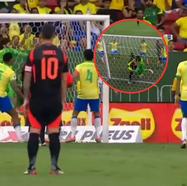 Brasil vs Colombia hoy: gol anulado y hay polémica ¿fue falta?