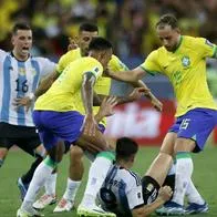 Argentina vs Brasil EN VIVO, partido Eliminatorias: resultado, hora y dónde ver