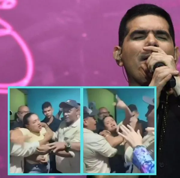 Peter Manjarrés fue insultado y mujer lo trató de agredir en pleno concierto