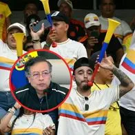 Gritaron 'Fuera Petro' en el partido Colombia vs. Paraguay en Barranquilla