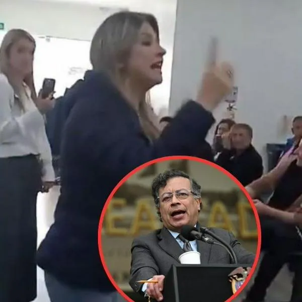 Video de Vicky Dávila abucheada en un Audifarma, por el que Gustavo Petro se le burló