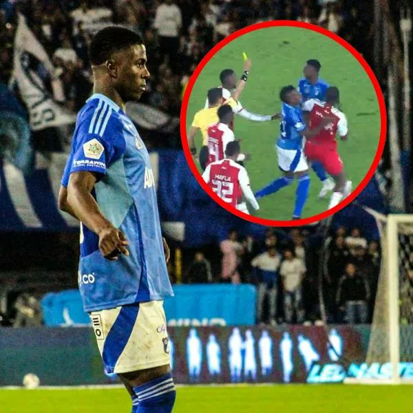 Neyser Villarreal, a propósito de lo que le dijo Hugo Rodallega por jugada en Millonarios 2-0 Santa Fe