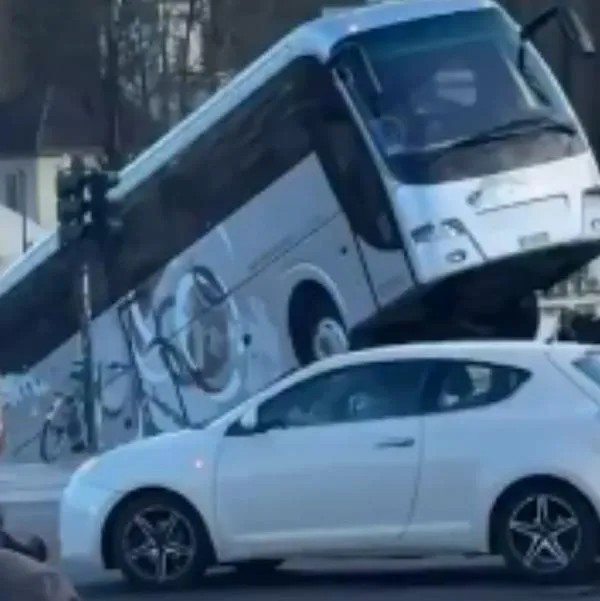 Conductor de bus murió al echar reversa y caerse al río Po, en Italia