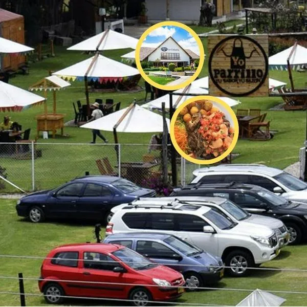 ¿Cómo llegar a Sopó de Bogotá? Está restaurante Yo Parrillo y esto vale comer allí