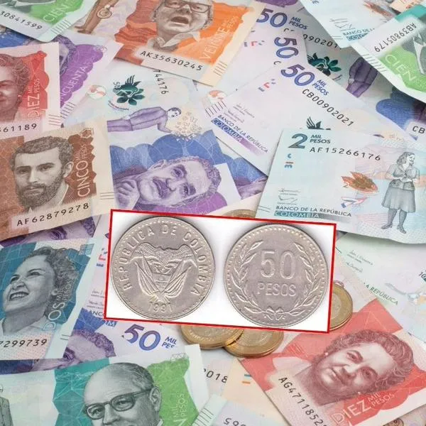 Moneda de 50 pesos que puede costar más de 120.000 pesos: tiene error en el año