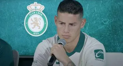 Foto de James Rodríguez, en nota de que James Rodríguez estalló por exclusión de León en Mundial de Clubes 