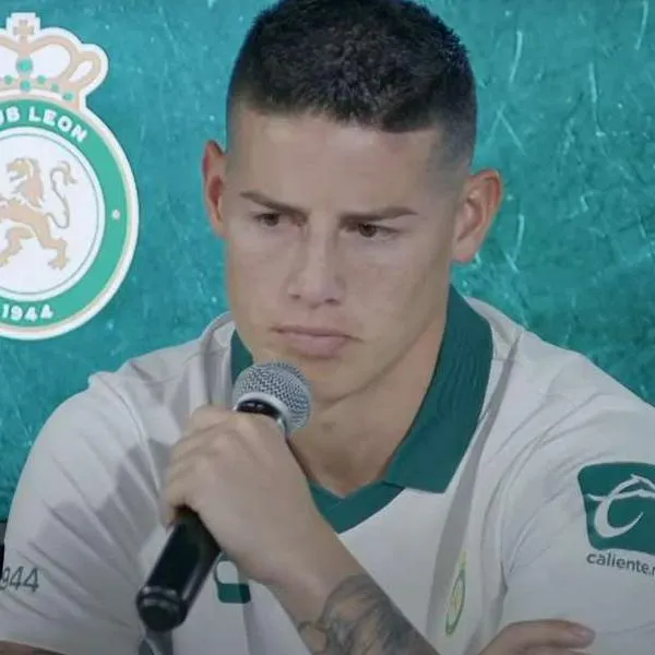 Foto de James Rodríguez, en nota de que James Rodríguez estalló por exclusión de León en Mundial de Clubes 