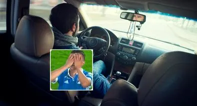 Foto de conductor y Christian Huérfano, en nota de qué pasó Christian Huérfano, campeón en Millonarios que fue conductor y se abrió