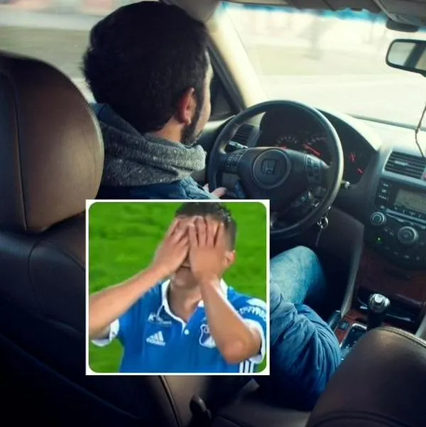 Foto de conductor y Christian Huérfano, en nota de qué pasó Christian Huérfano, campeón en Millonarios que fue conductor y se abrió
