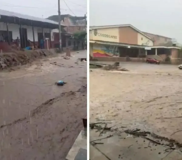 Emergencia en Viotá (Cundinamarca): por lluvias se desbordó una quebrada