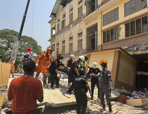 Terremoto en Birmania: disminuyen las posibilidades de rescate