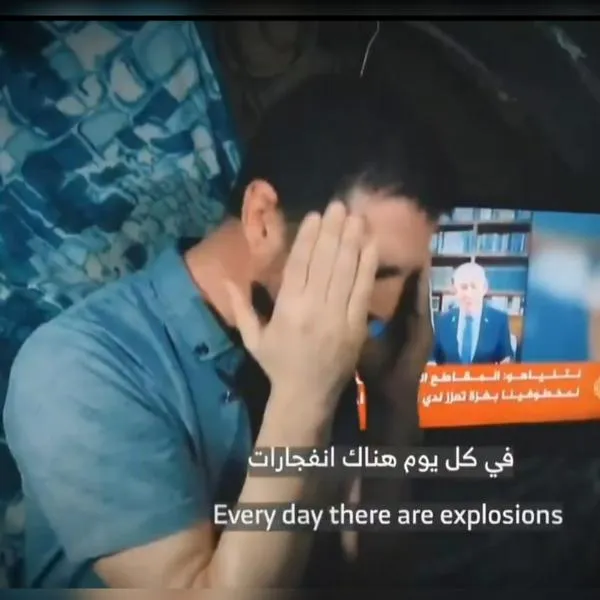 Video de  Elkana Bohbot, colombo-israelí secuestrado en Gaza por el Hamás