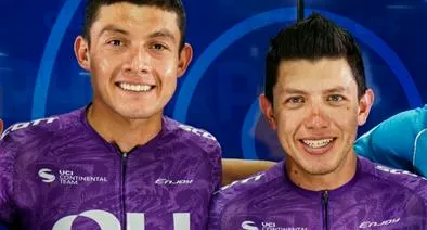 Rodrigo Contreras y Javier Jamaica, del equipo Nu Colombia.