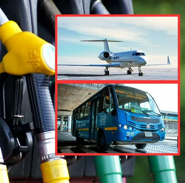 Combustible para aviones de El Dorado y buses SITP afectados por emergencia