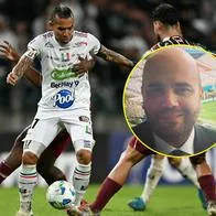 "Parece un Avatar": Andrés Marocco, por exótico 'look' de Dayro Moreno en Sudamericana