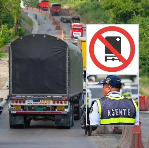 Foto de señales de carros grandes, en nota de cuáles son multas por señales de carros grandes en Colombia