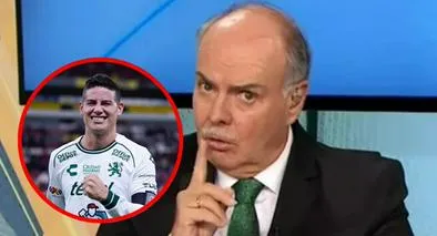 Iván Mejía, duro contra James, por nueva pataleta en un partido en México