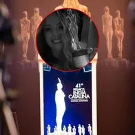 Claudia Bahamón y su reacción al ganar el Premio India Catalina 2025: "Estoy soñando"