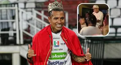 Revelan video de Dayro Moreno, jugador del Once Caldas que se fue de fiesta al convertirse en máximo goleador histórico de Colombia.