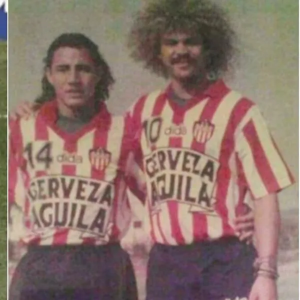 Jorge Bolaño y El 'Pibe' Valderrama.