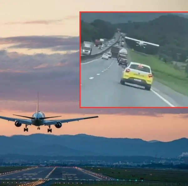 Avioneta hizo aterrizaje de emergencia en medio de carretera de Brasil: no se reportaron heridos