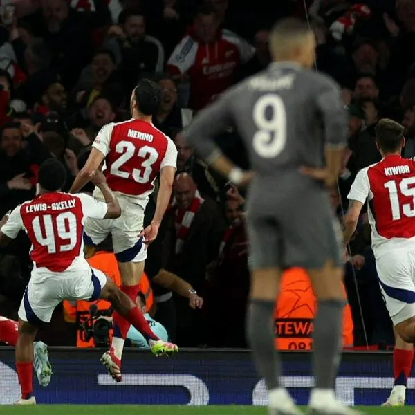 Goles de tiro libre de Declan Rice en Arsenal vs. Real Madrid causan euforia