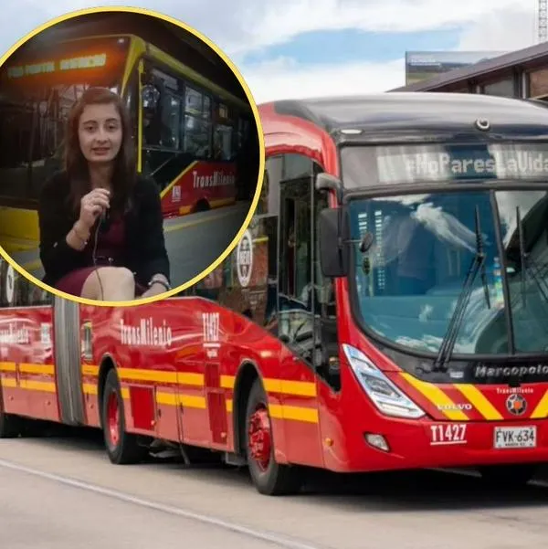 Mujer que dice estar casada con ruta de Transmilenio dijo que tiene miedo de perderla