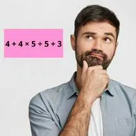 ¿Cuánto es 4+4×5÷5+3? Problema matemático que parece fácil y poco resuelven