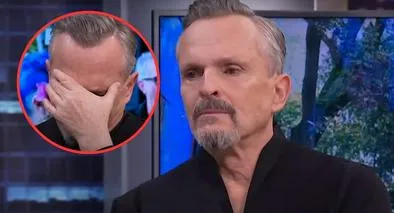 Qué le pasó a Miguel Bosé, lloró en vivo en televisión