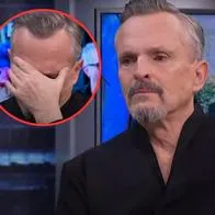 Qué le pasó a Miguel Bosé, lloró en vivo en televisión