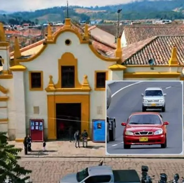 Fotos de Santuario de Bojacá y carros, en nota de cuál pueblo bendice carros en Colombia, cerca de Bogotá y con templo de sanación
