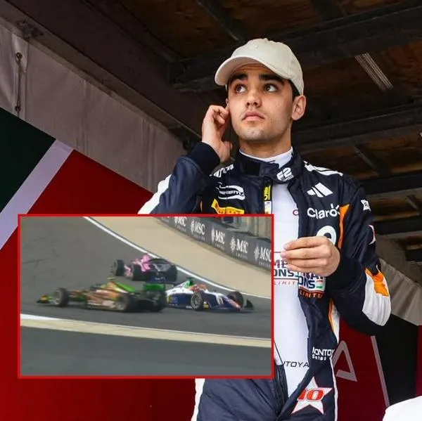 Sebastián Montoya no pudo hacer sprint en GP de Bahrein porque lo estrellaron