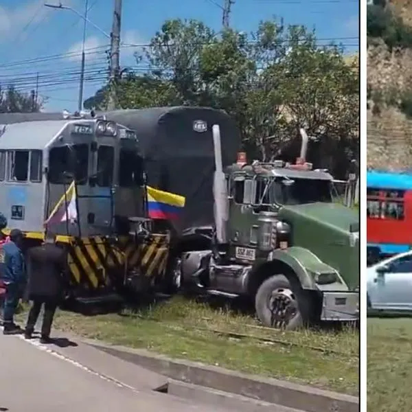 Tren de la Sabana sufrió accidente de tránsito: tractomula se estrelló