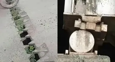 El puente se encuentra en pésimo estado.