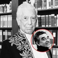 Mario Vargas Llosa, que murió el 13 de abril, y Gabriel García Márquez, a quien golpeó