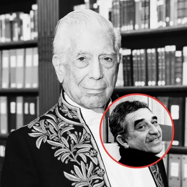 Mario Vargas Llosa, que murió el 13 de abril, y Gabriel García Márquez, a quien golpeó