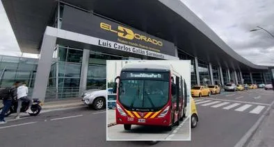 Foto de El Dorado y Transmilenio, en nota de cuál ruta de Transmilenio va hasta aeropuerto El Dorado los domingos y festivos