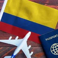 Imagen ilustrativa de la migración colombiana por el mundo. 