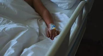 Menor hospitalizada