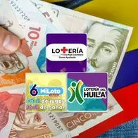 Fotos de Miloto, Lotería de Cruz Roja y Lotería del Huila, en nota sobre Miloto, Lotería Cruz Roja y Lotería de Huila, resultados martes 15 de abril 2025
