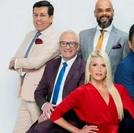 Presentadores de 'La red', de Caracol. 