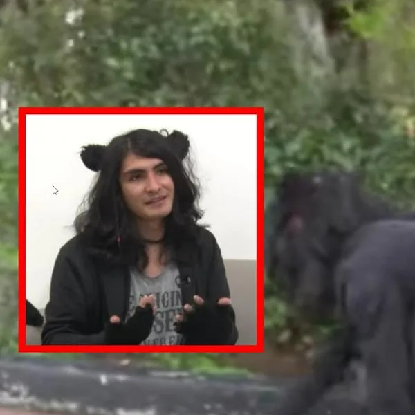 Joven estudiante se identifica como Pantera y hasta camina en cuatro patas