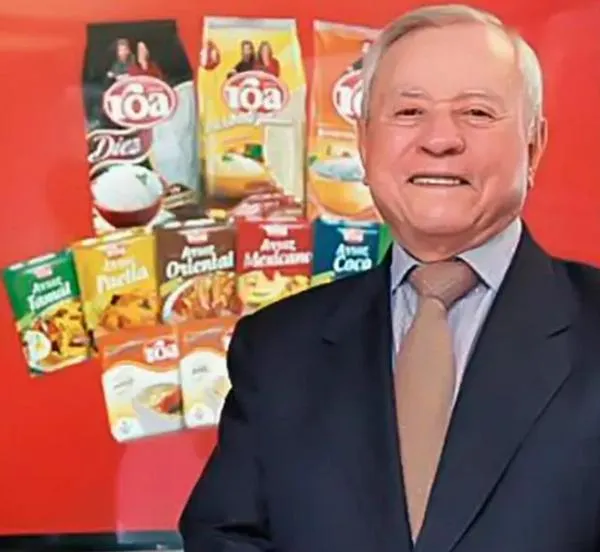 Murió Aníbal Roa, cofundador de Molinos Roa (Arroz Roa) tenía 90 años