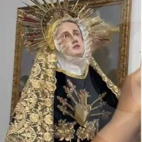Feligreses dicen que vieron llorar a la Virgen Dolorosa en Norte de Santander  