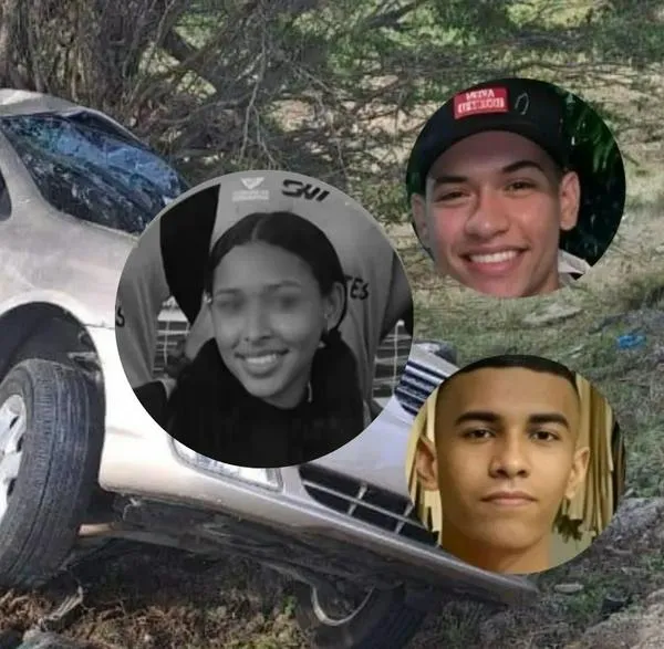 Tres jóvenes murieron en trágico accidente en la vía Riohacha-Santa Marta.