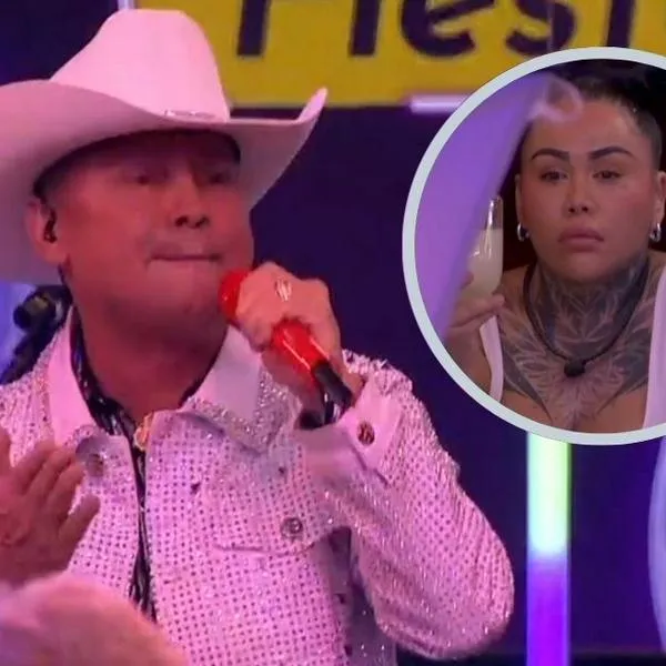 Giovanny Ayala sorprendió a Yina Calderón en el programa La casa de los famosos, pues llegó a cantar y ella ha dicho que tuvieron una relación.
